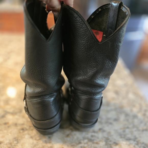 Harley-Davidson Black Leather Riding Boots.. - Picture 4 of 5